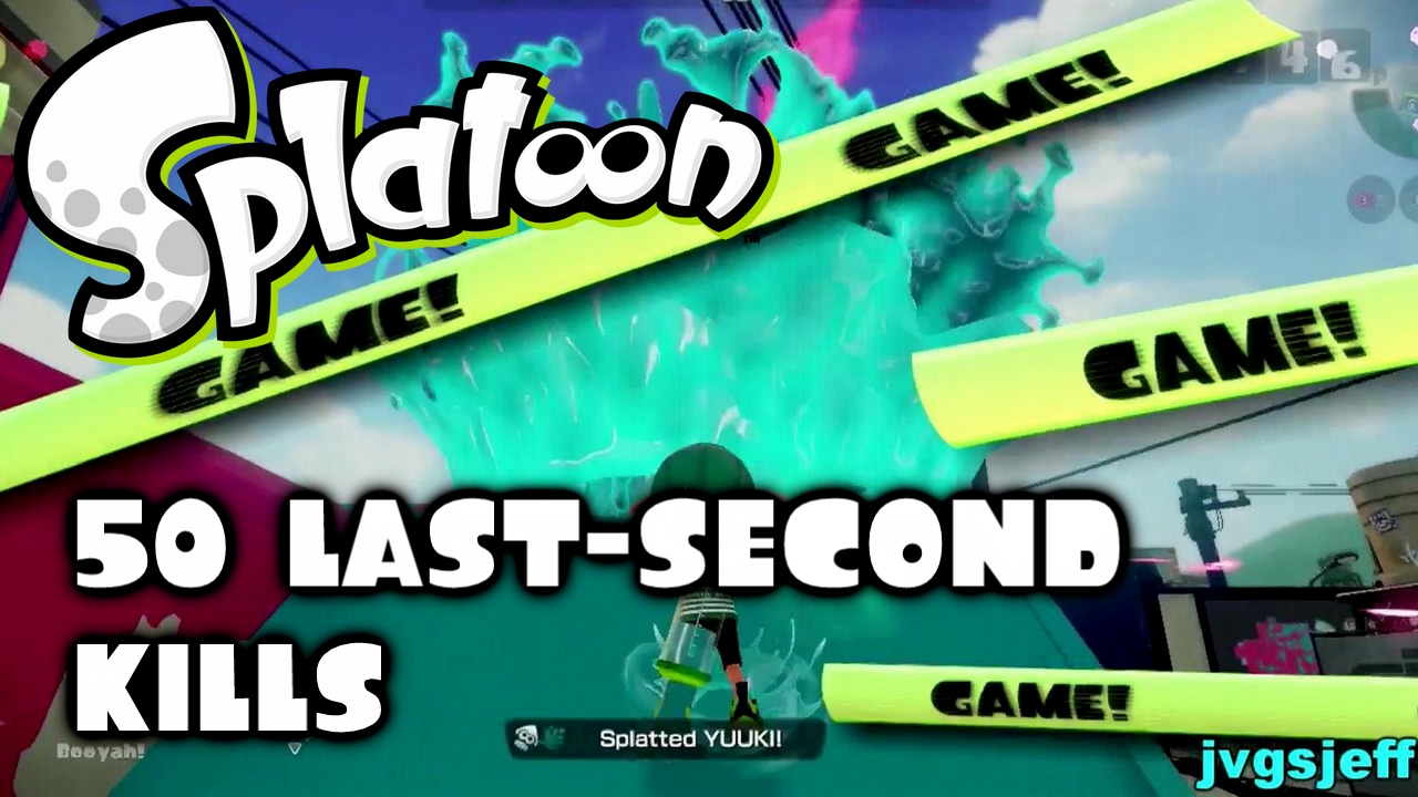 Splatoon - 50 Last-Second Kills