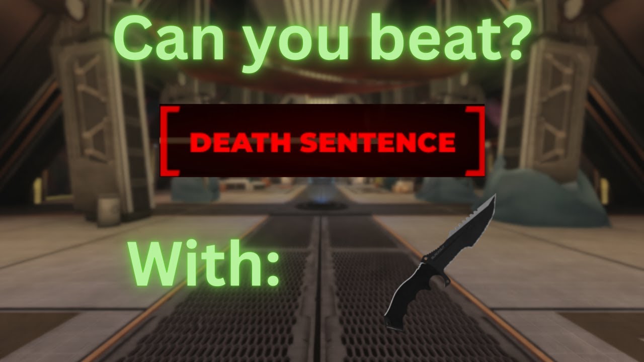 Can you beat Blackout: Revival's Death Sentence with only a Tactical Knife?