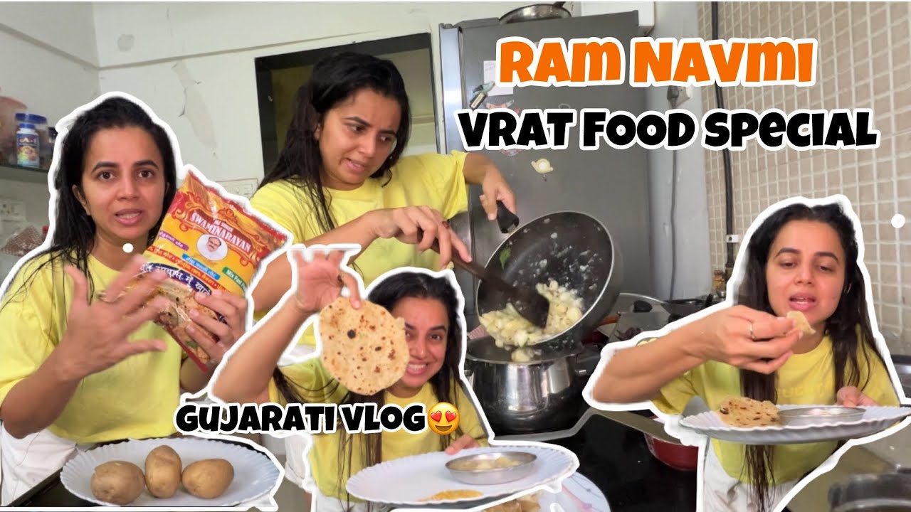 Gujarati vlog | Batatnu shak recipe | Fast special | Bhavini