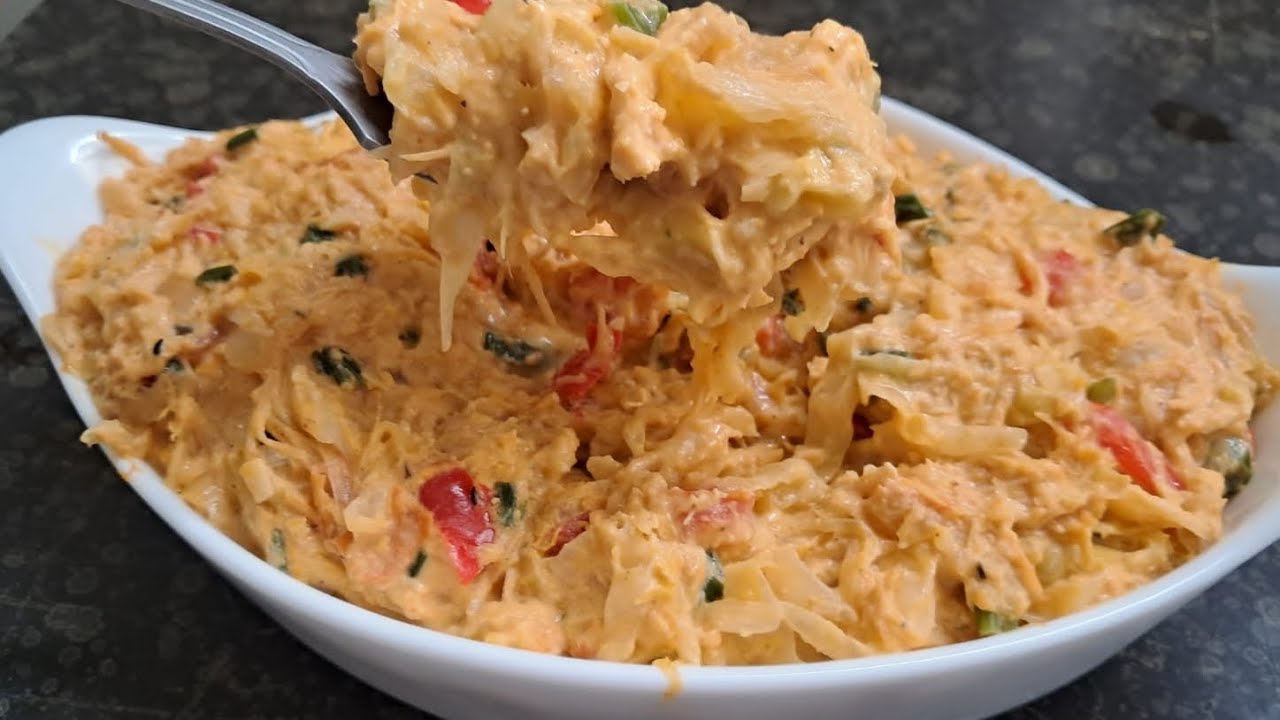 REPOLHO AO CREME DE MILHO E FRANGO, DELICIOSO, VOCÊ NUNCA COMEU ALGO PARECIDO.