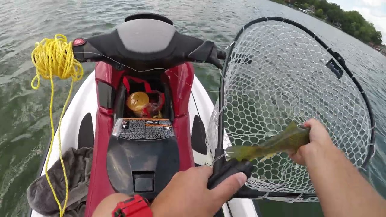 Fishing Lake Waubesa Madison, WI (HD) (4K)