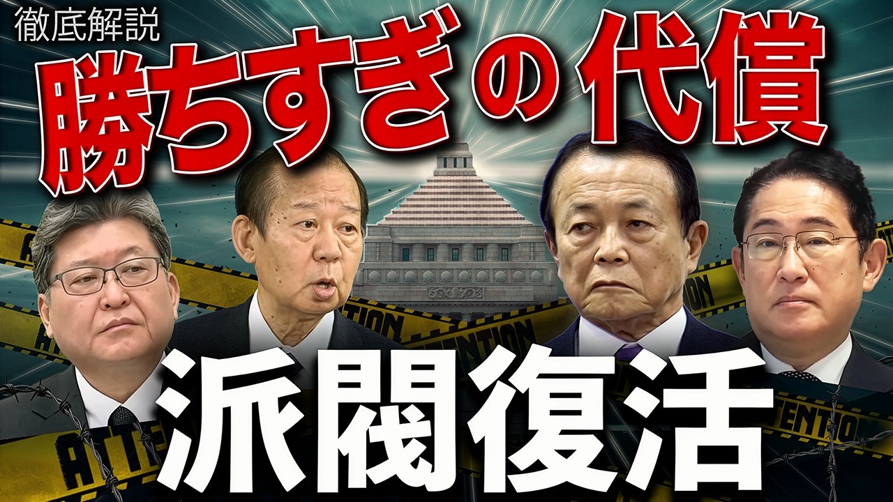 派閥復活…勝ちすぎの代償〜自民党内に漂う万能感