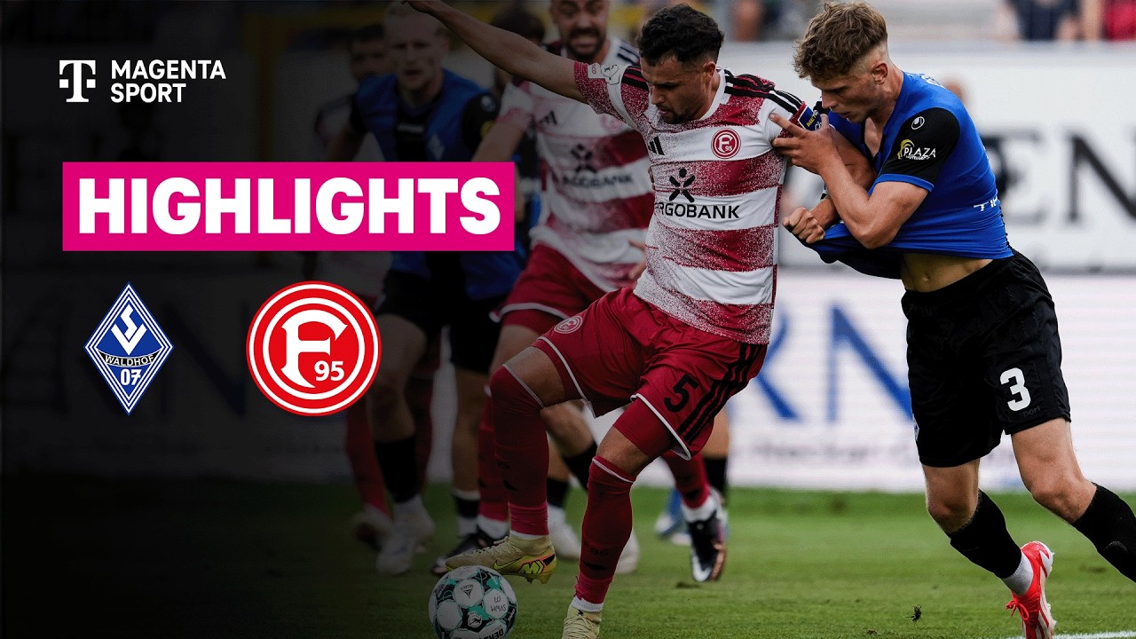 SV Waldhof Mannheim - Fortuna D&uuml;sseldorf | Highlights 3. Liga | MAGENTA SPORT