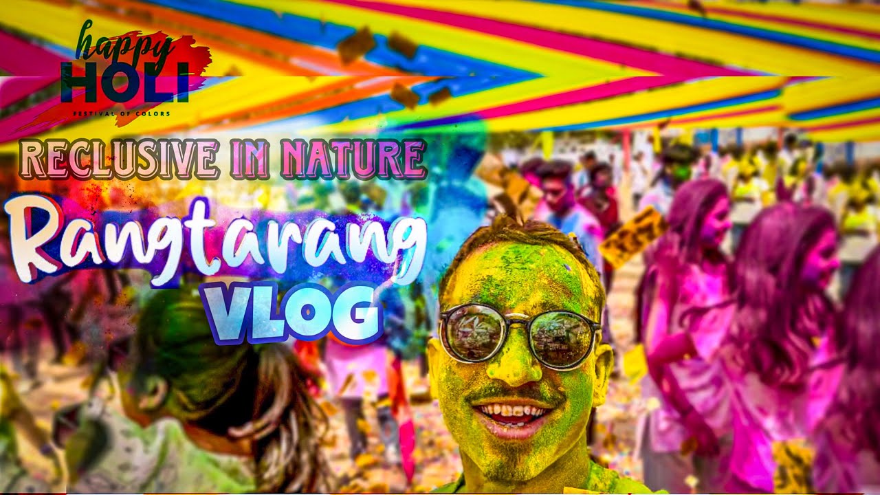 Rangtarang vlog 2023 | Holi event 4k | Hyderabad | Loyola Academy