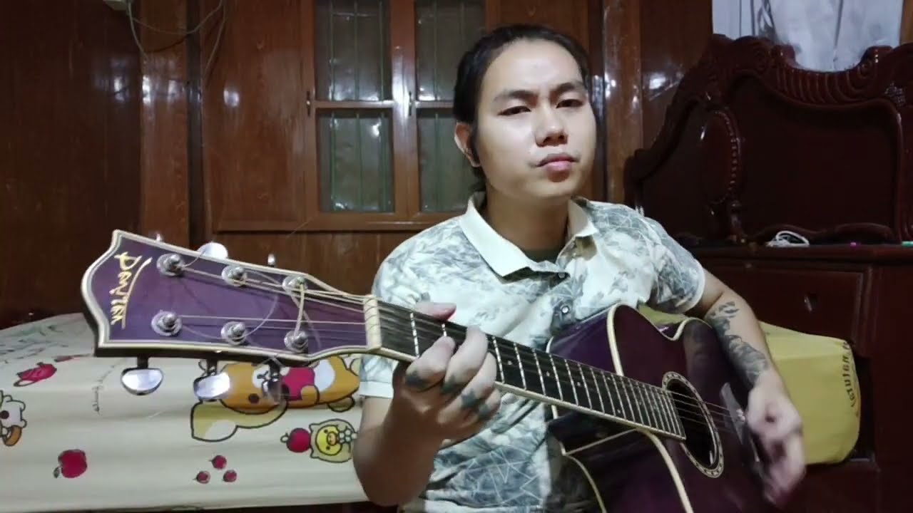 အချစ်တွေမရပ်နိုင်ဘူး or Can't Stop Loving You ( Guitar Cover ) #myogyi