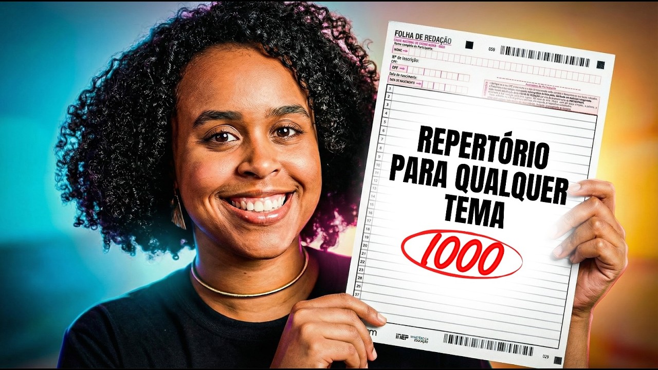 REPERTÓRIOS PRONTOS Que Servem Para TODOS os Temas do ENEM