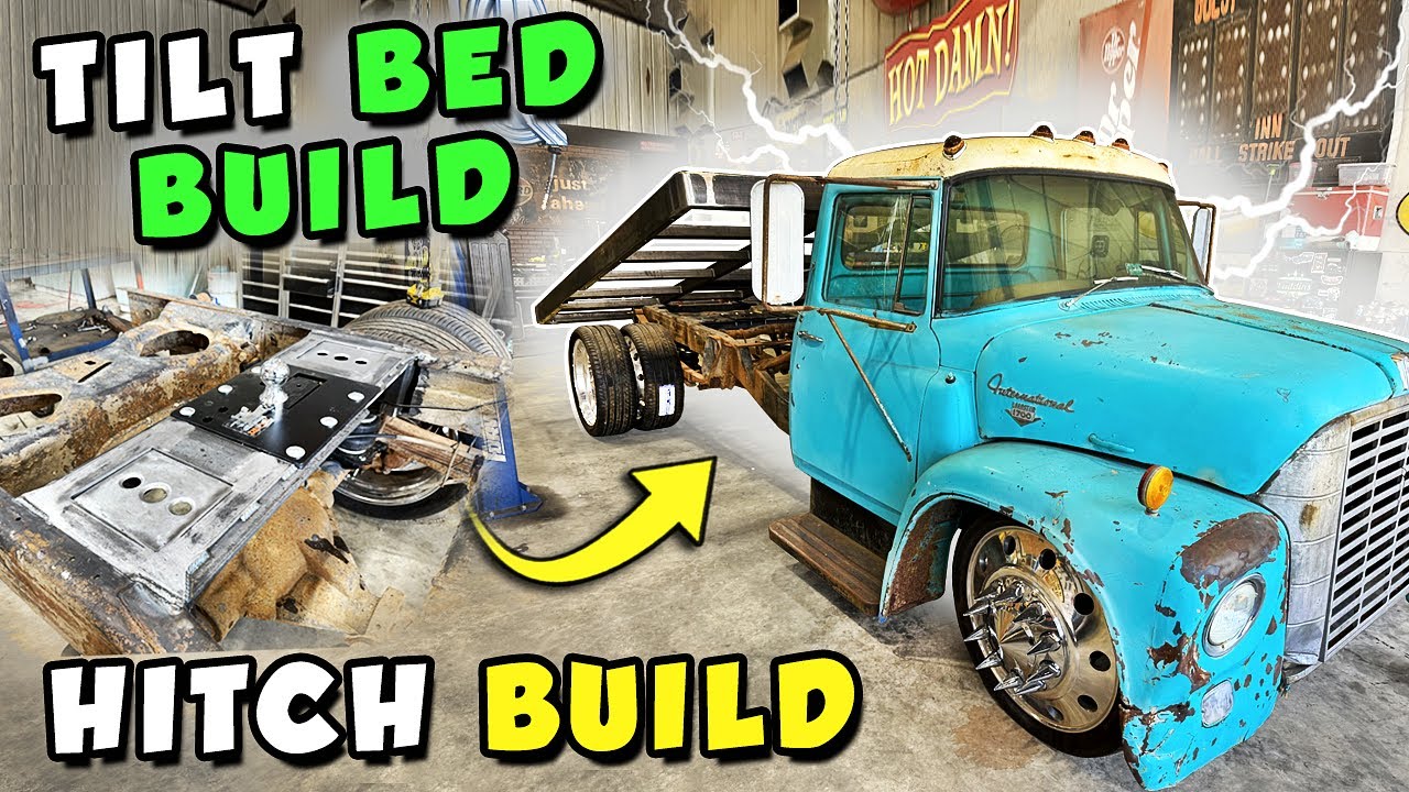 1963 Loadstar Custom Hitch Build AND Flat Bed Build Begins! Can We Make It Work??