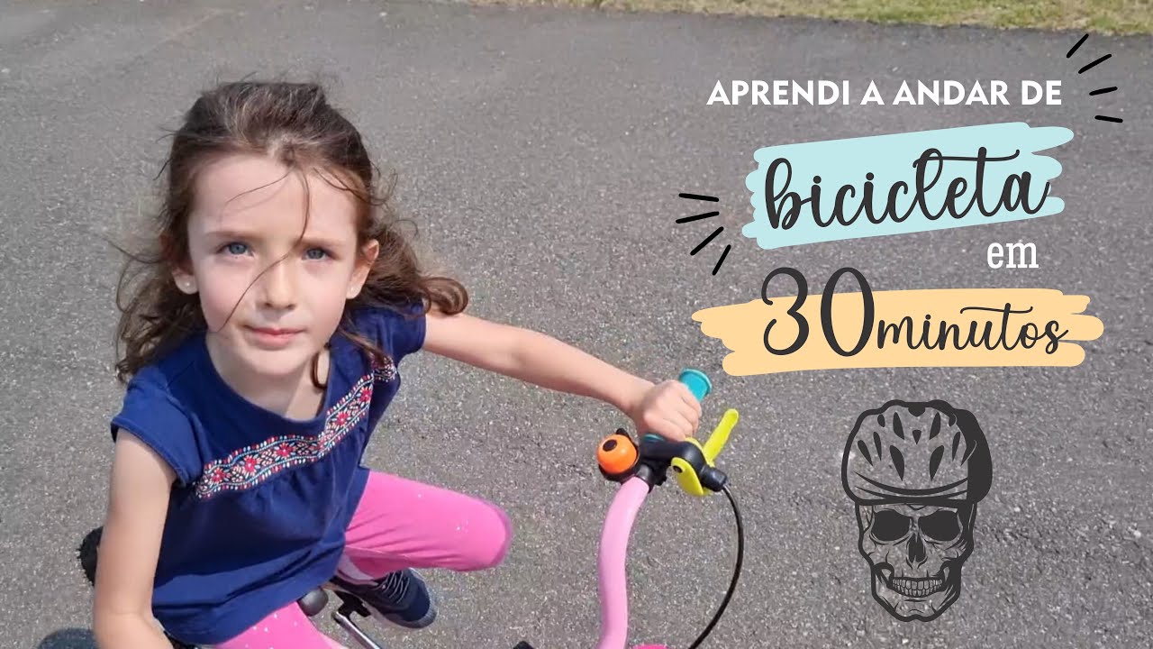 O dia em que a Aurora aprendeu a andar de bicicleta sem rodinhas 🚲