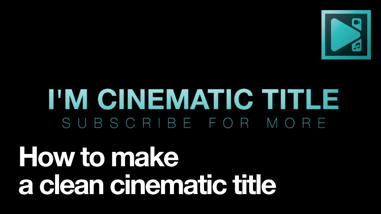 How to create cinematic title in VSDC Free Video Editor