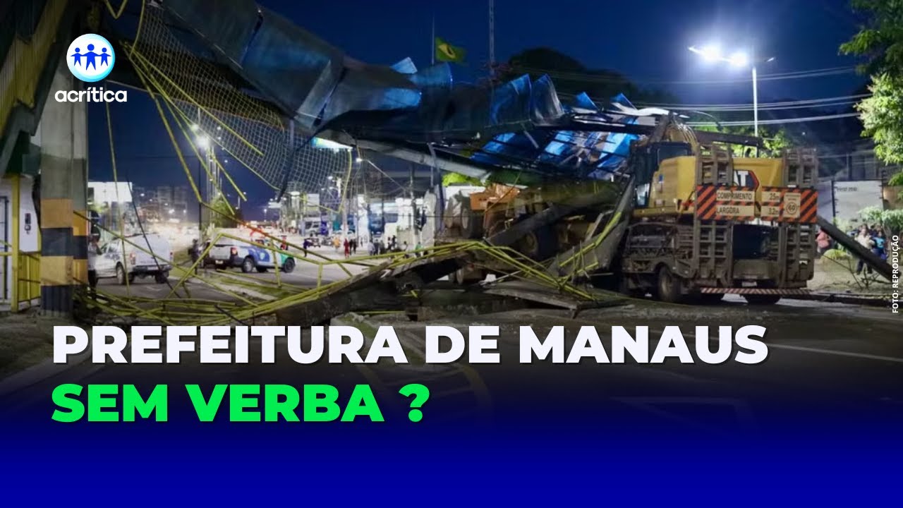 MANAUS SEM VERBA? PREFEITURA DIZ NÃO TER RECURSOS PARA RECONSTRUIR PASSARELA