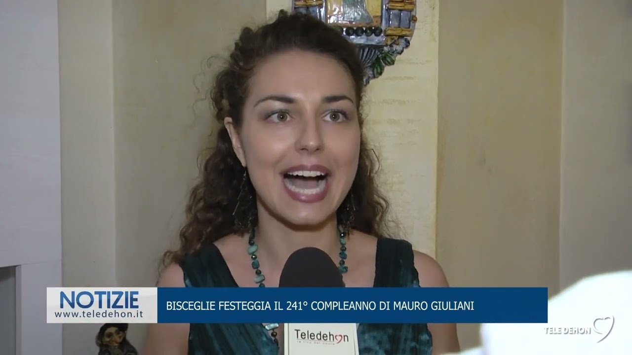 Bisceglie festeggia il 241°compleanno di Mauro Giuliani