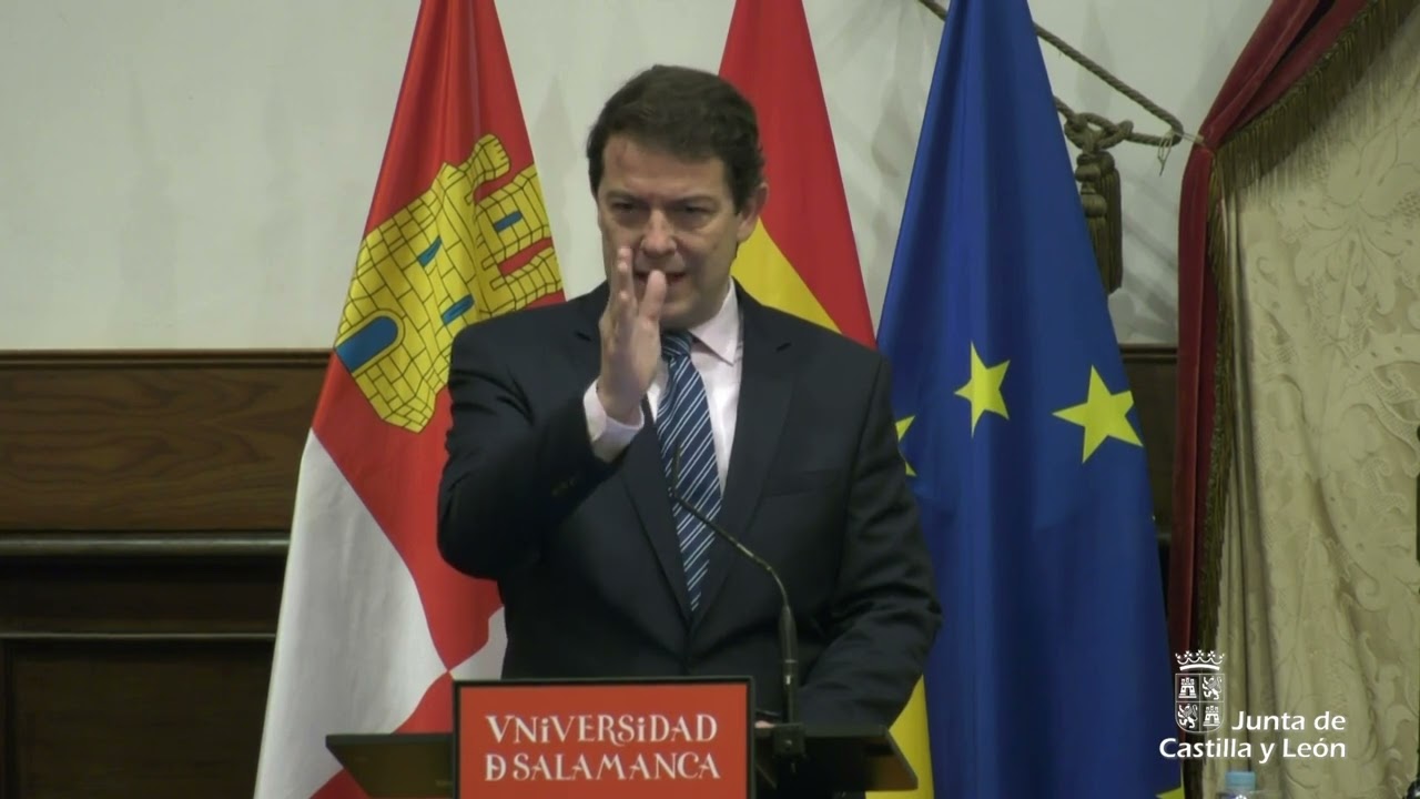 18/02/2022 Alfonso Fernández Mañueco inaugura las jornadas de 'Nuevo Periodismo' Periodismo 2030.