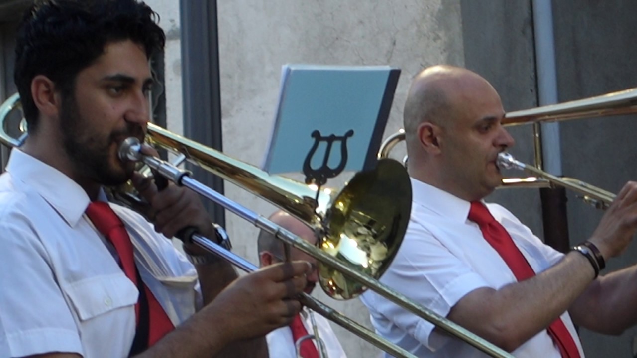 Montagano 2017 - festa di San Antonio - la Banda musicale di Nardo' esegue ROCCANOVA di A EMANUELE