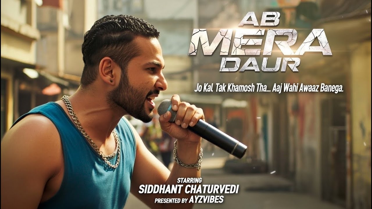 GULLY BOY RAP 🎤 AB MERA DAUR | Ranveer x Siddhant Chaturvedi Motivational Anthem