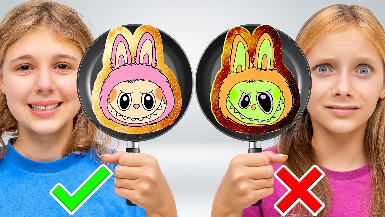 🌈🥞 LABUBU TARZI GÖKKUŞAĞI PANKEK CHALLENGE!