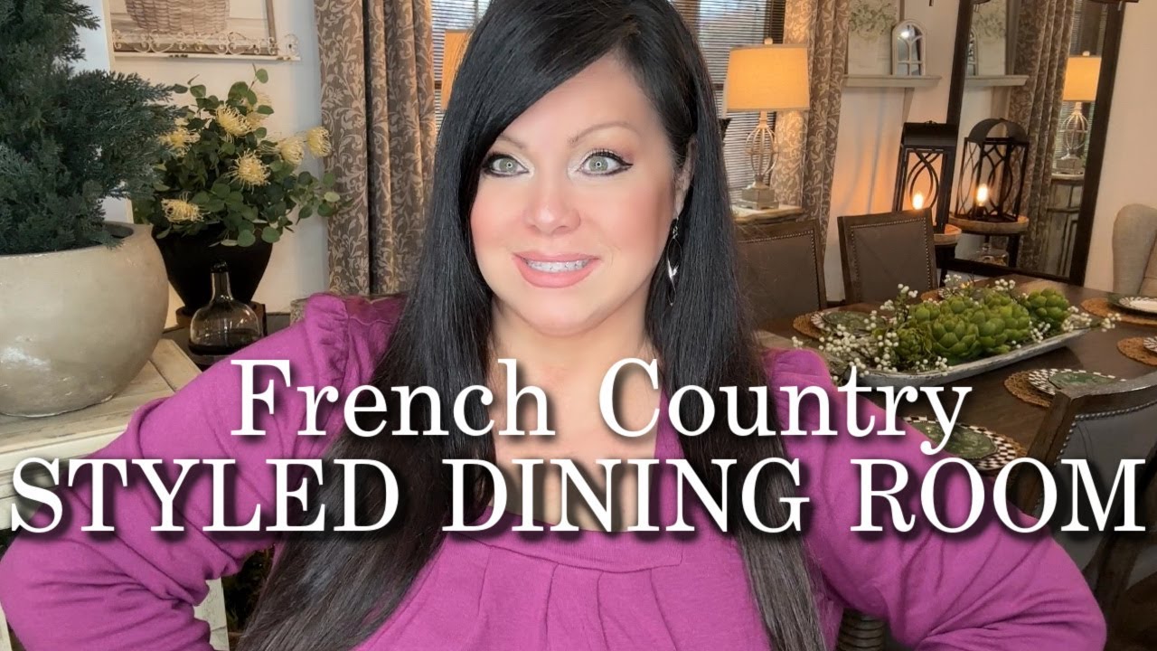 French Country Styled Dining Room