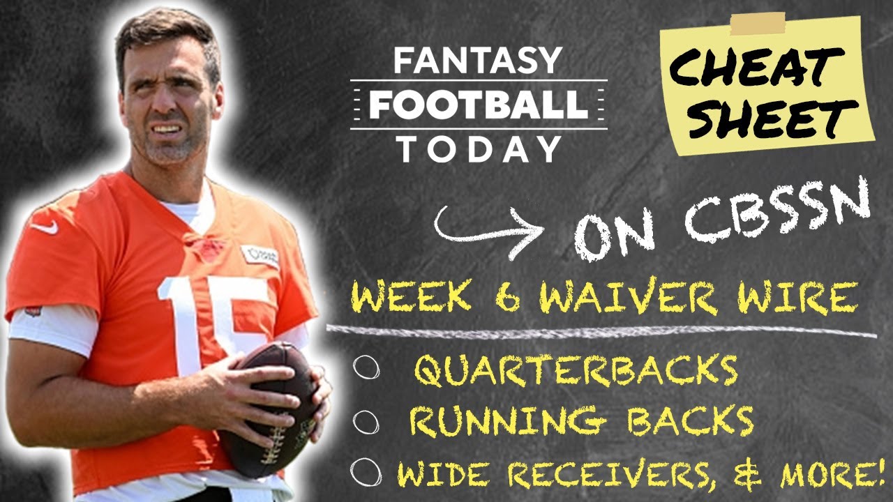 JOE FLACCO TRADED! + Who to Add for Week 6? Waiver Wire Targets, Streamers & Must-Have Pickups