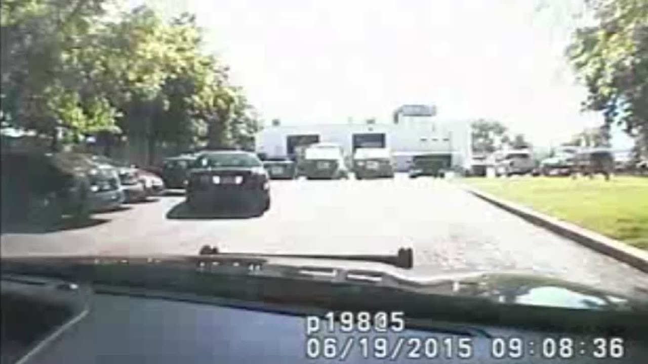 Raw dascham video: Detective Jeffery Griffin taken to hospital after being shot