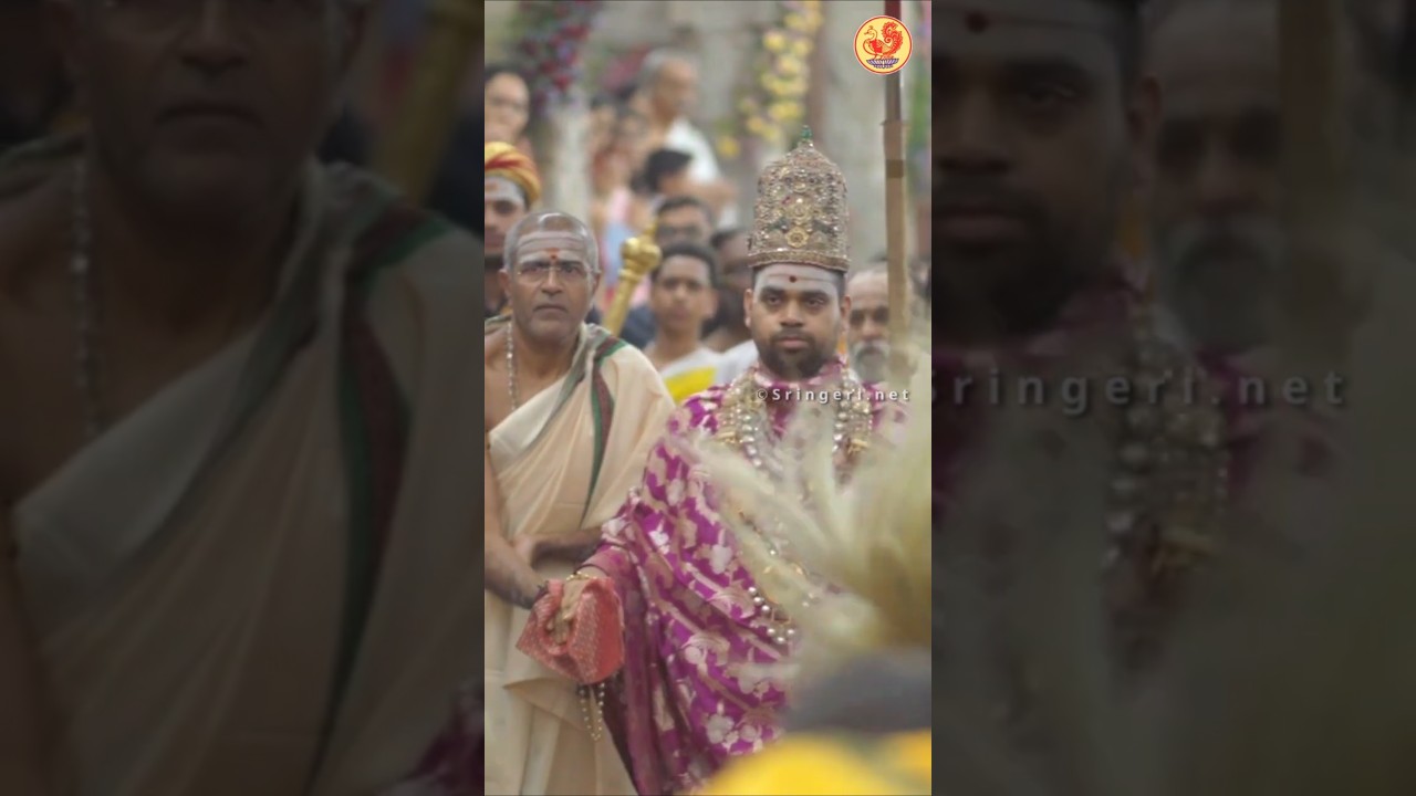Experience divine grace at Sri Sharada Sharannavaratri Mahotsava Sringeri | Jagadguru Shankaracharya