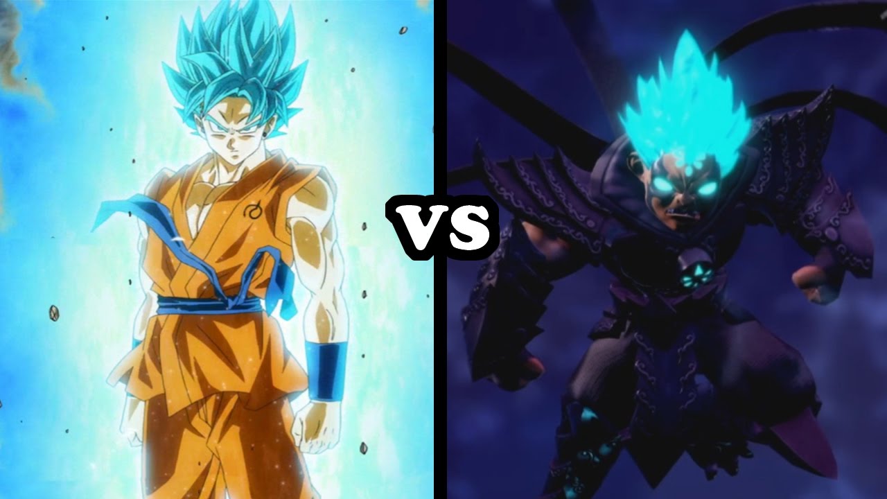 Skylanders Imaginators - Son Goku SSJ Blue VS Kaos SSJ Blue - TITANIC BATTLE