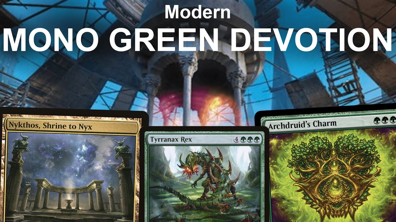 DEVOTED TO THE RING! Modern Mono-Green Devotion with The One Ring, Leyline of the Guildpact MTG