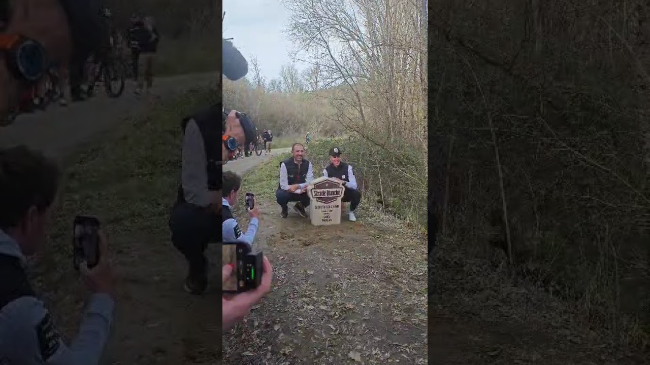 Strade Bianche. A Tadej Pogacar il cippo di Colle Pinzuto