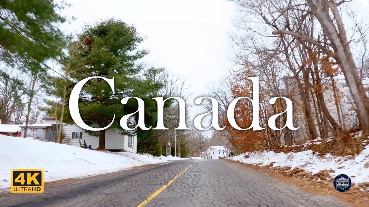 A 4K Scenic Drive Pakenham To Calabogie OTTAWA: 4K60FPS UHD HDR | Relaxing Music