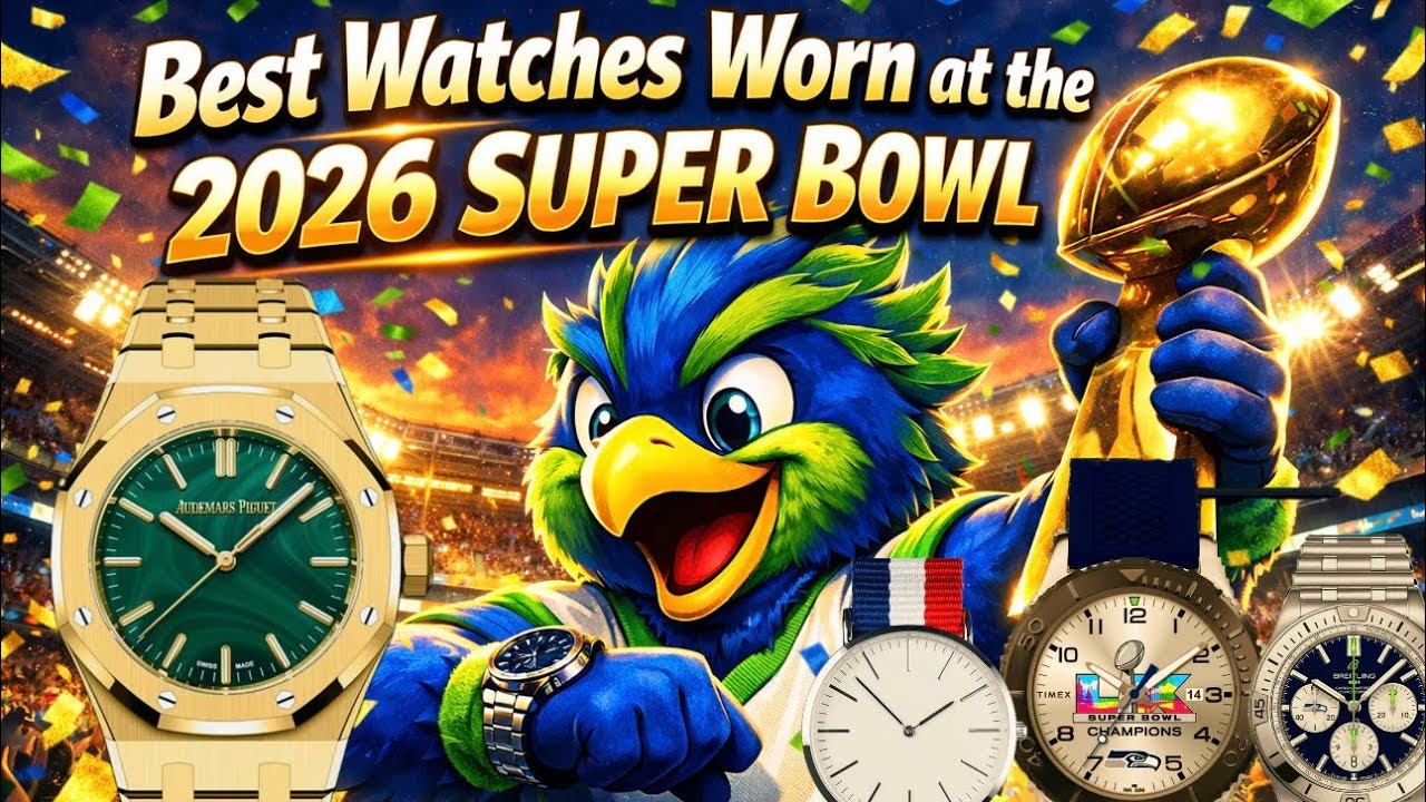 The BEST watches spotted at the SUPER BOWL 2026 plus best watches for football fans