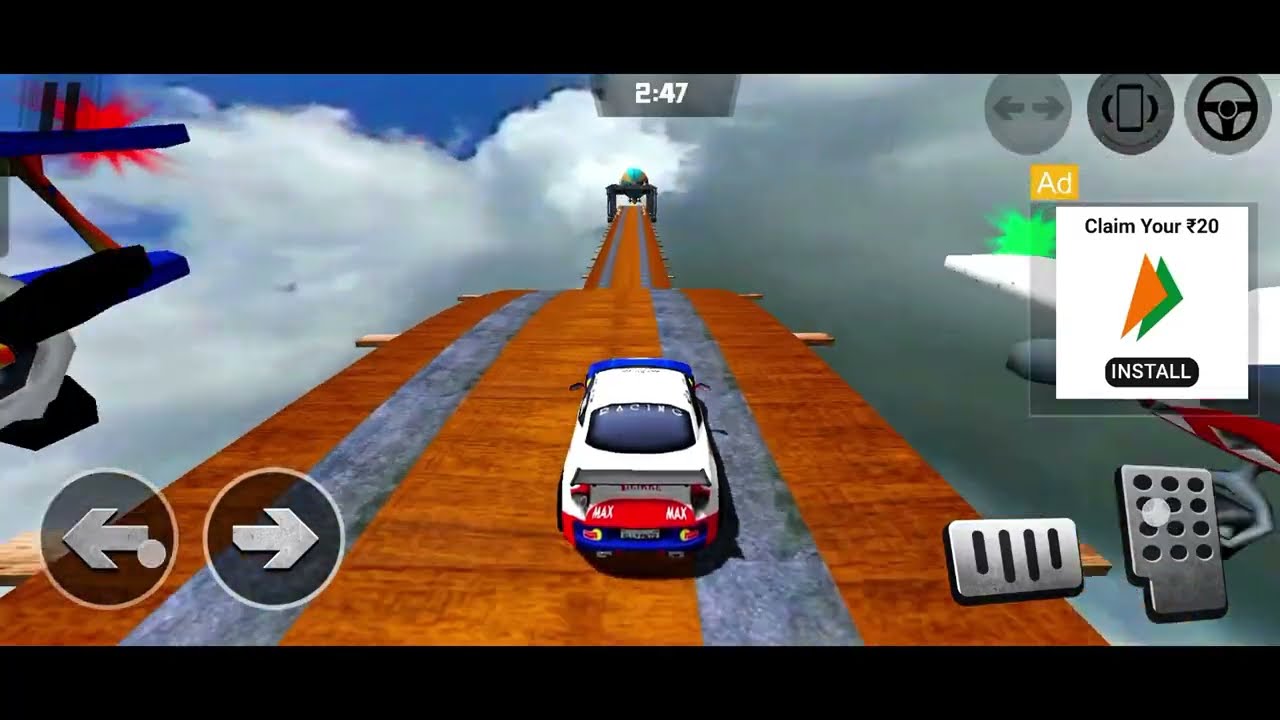 Car Game Track Racing 🐎💪🏻 level 1 To 3 thanks for watching