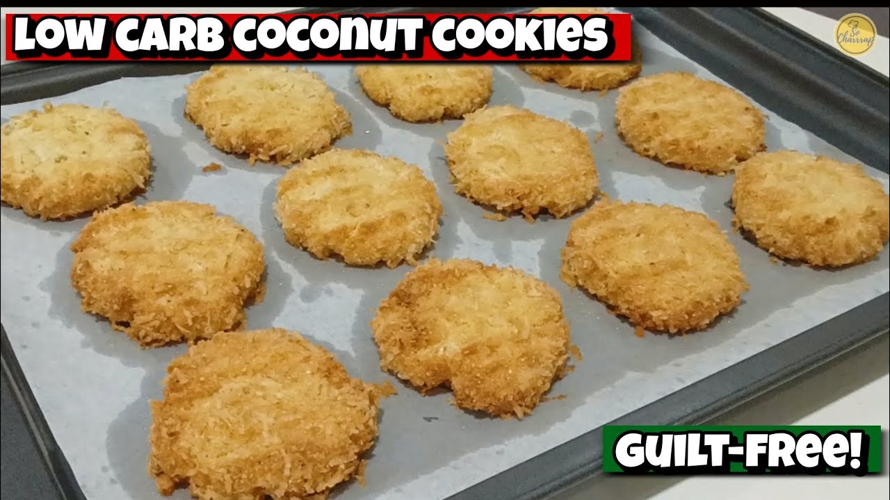 Low Carb Cookies/Gluten Free/Coconut Cookies/Easy to Make 