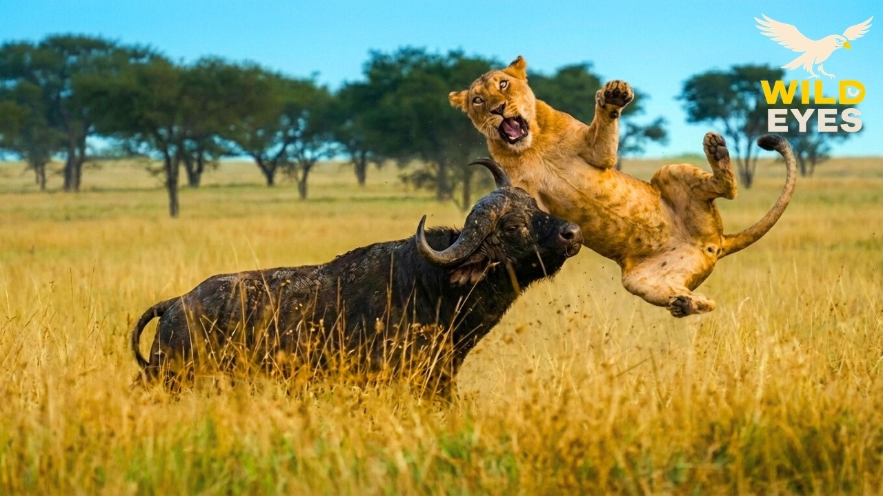 Cape buffalo alliance – When prey becomes the ruler | Animal Documentary