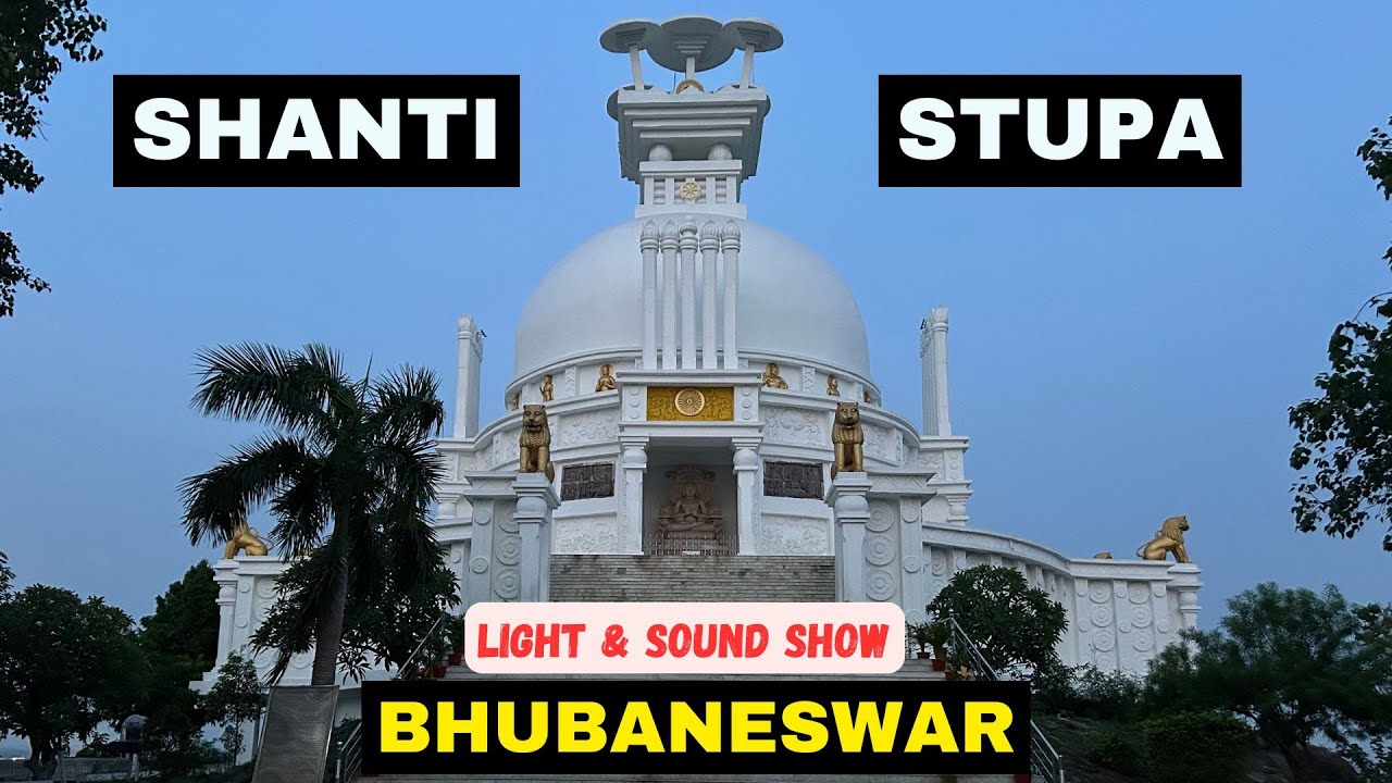 Dhauli Giri Shanti Stupa Bhubaneswar | Bhubaneswar Tourist Places | Odisha Tourism | Dhauli Giri