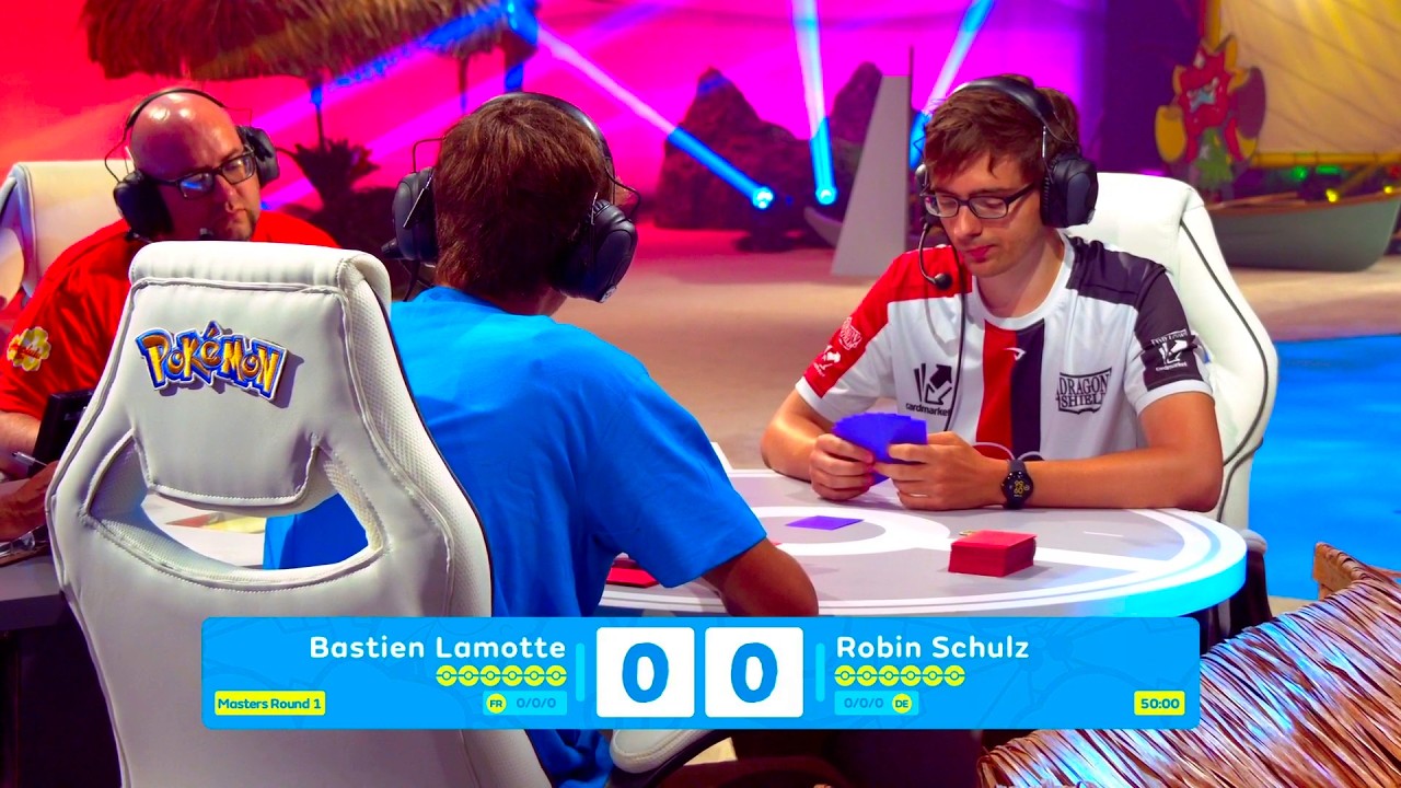 TCG Robin Schulz Vs Basien Lamotte 2024 Pokémon World Championships Swiss R1 Day1