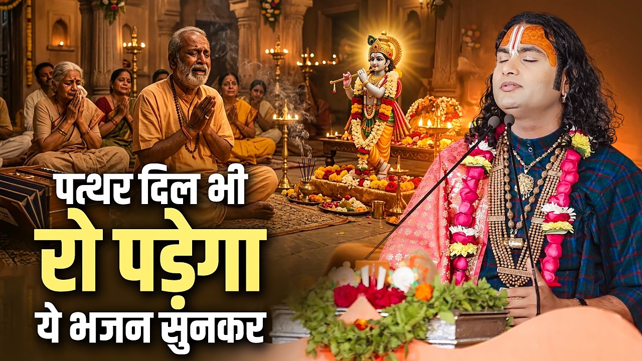 पत्थर दिल भी रो पड़ेगा ये भजन सुनकर  | एक दिन रोओगे चीख पुकार के | अनिरुद्धाचार्य जी महाराज