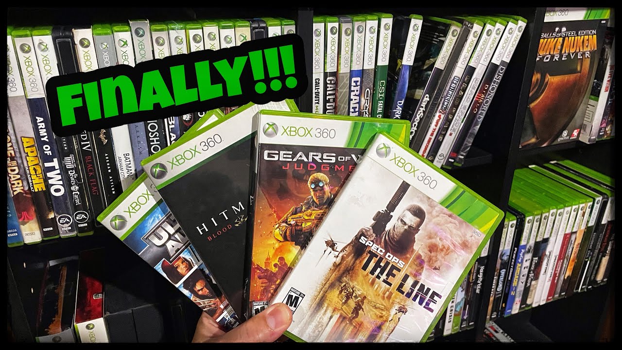 Finally found these in the wild! Collecting 360 Xbox 360 Games!