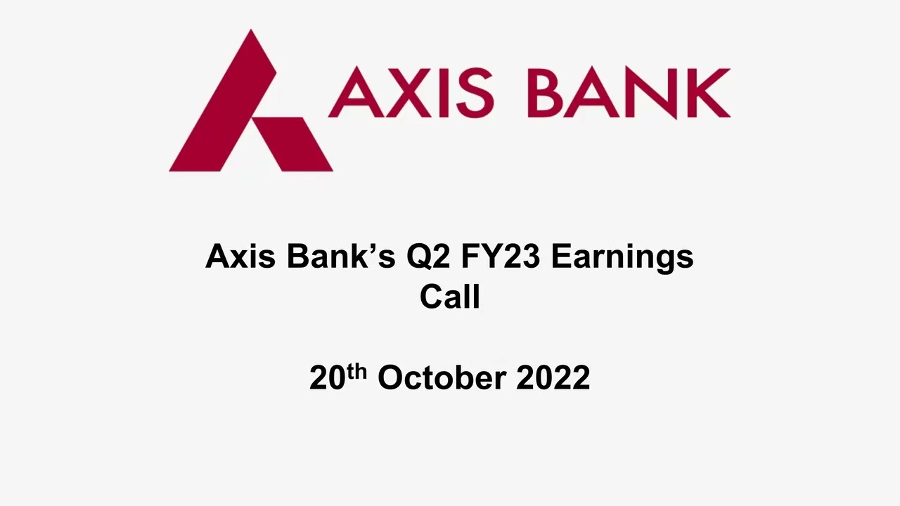 Axis Bank Q2FY23 Earnings Audio Call recording