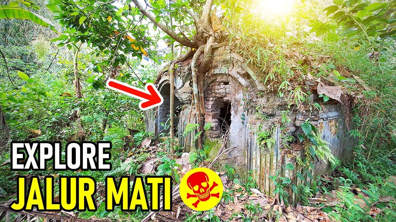Sisa rel mati menuju bendungan kuno dan PLTA Belanda