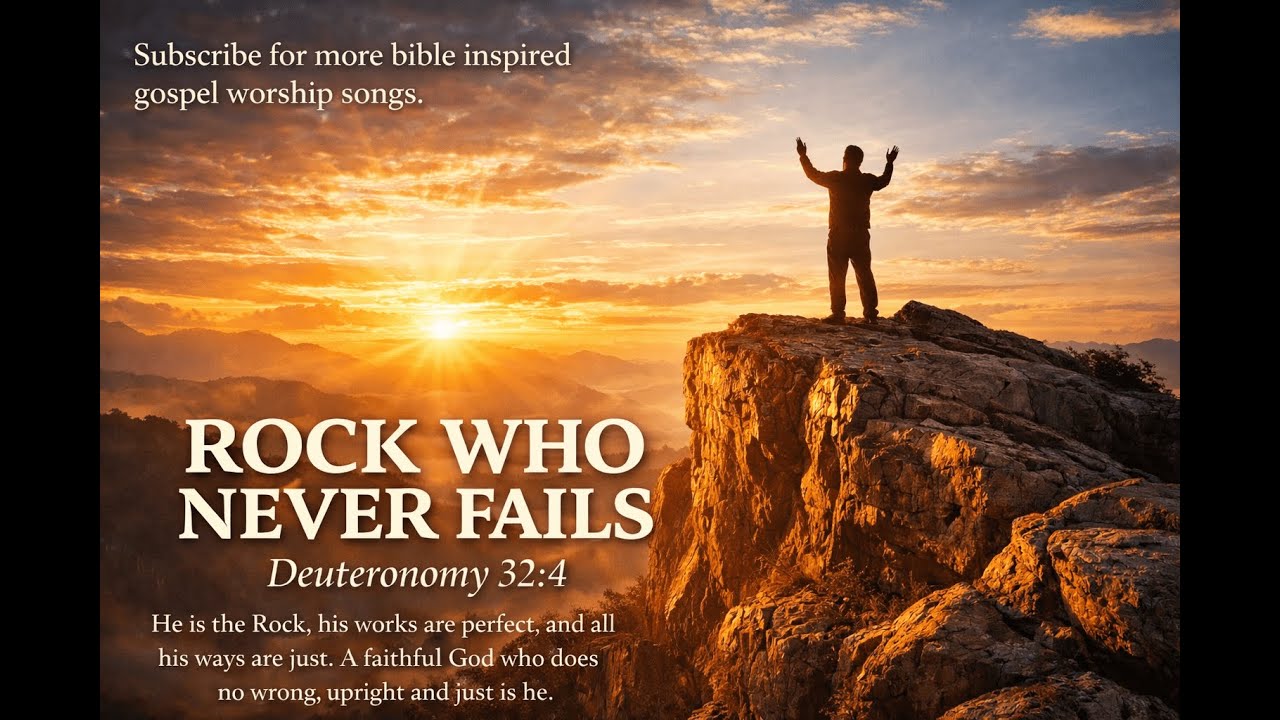 ROCK WHO NEVER FAILS | Powerful Gospel Worship Song (Deuteronomy 32:4) | Faith & Hope