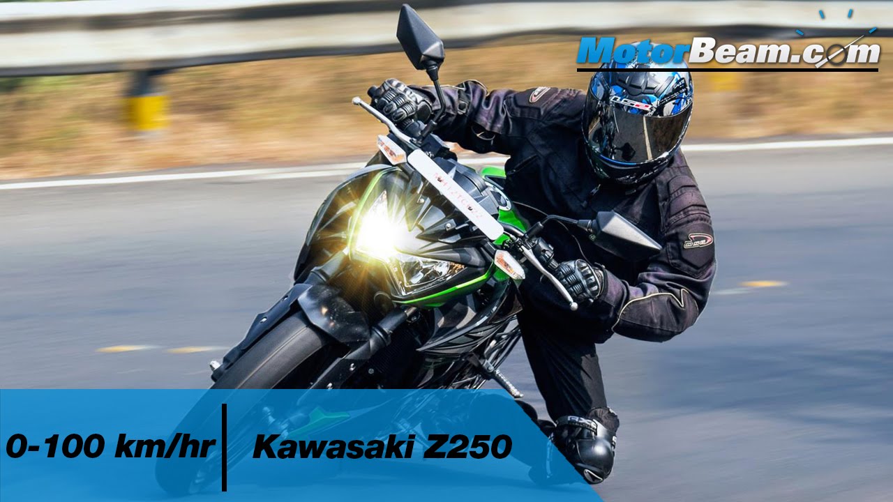 Kawasaki Z250 - 0-100 km/hr | MotorBeam