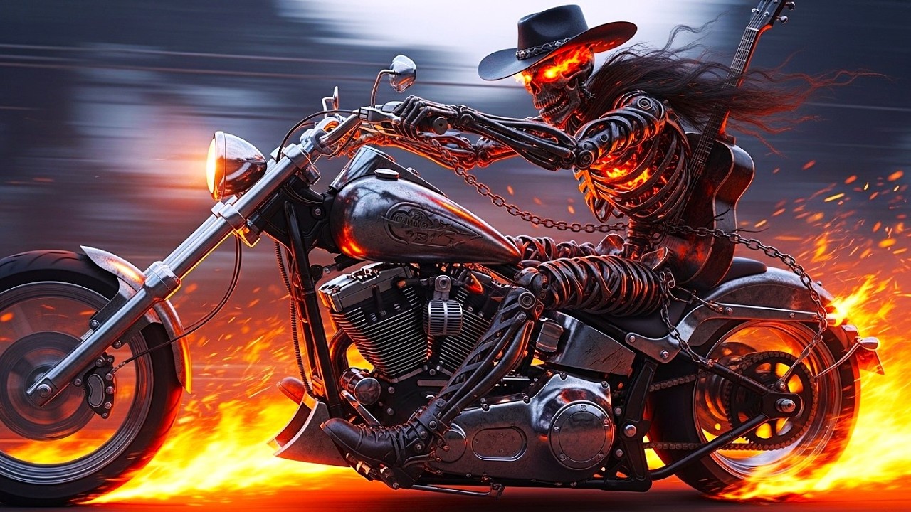 OUTLAW BIKER ROCK • Dark Country Steel Horse Reckoning Ride
