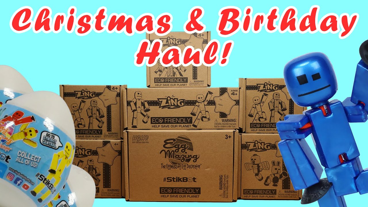 Stikbot Christmas & Birthday Haul 2024! #stikbot #christmas