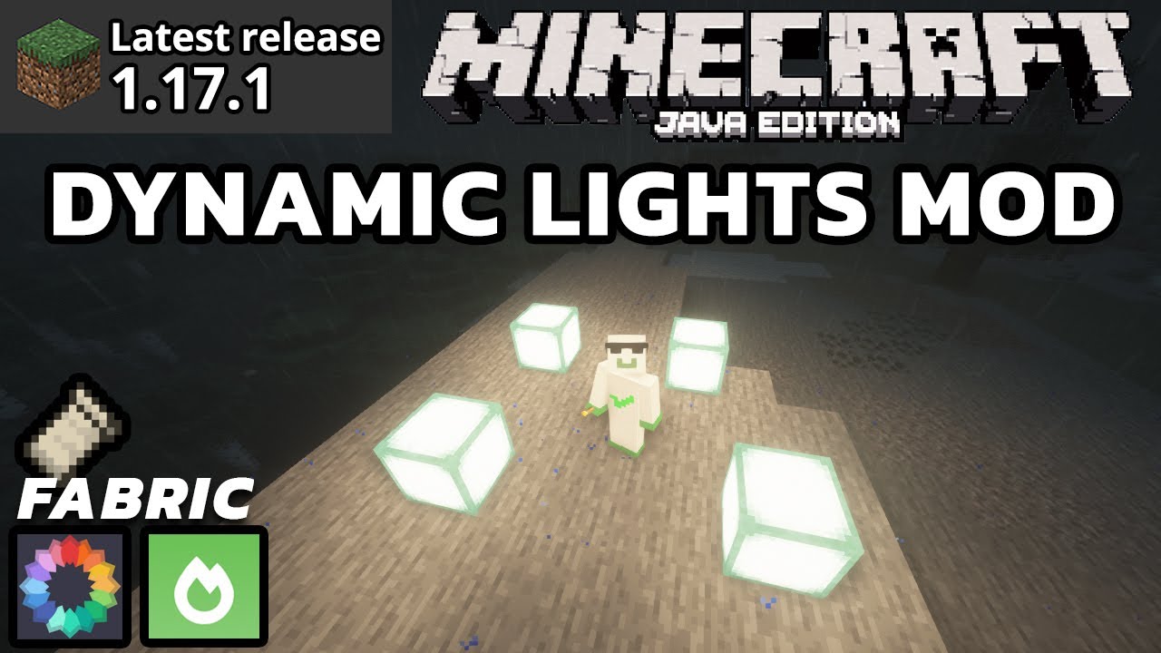 Minecraft Java 1.17.1 LambDynamicLights &mdash; мод динамического освещения Fabric & Iris Shaders 1.17.1