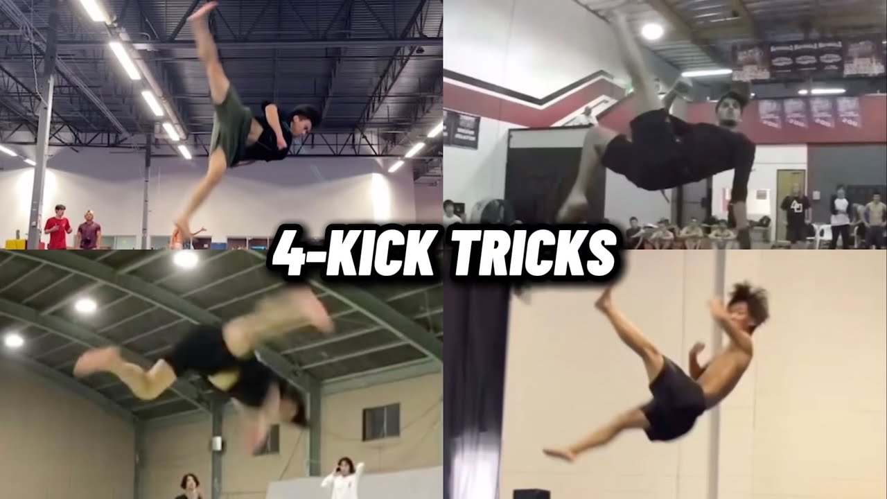 FOUR-KICK TRICKS COMPILATION