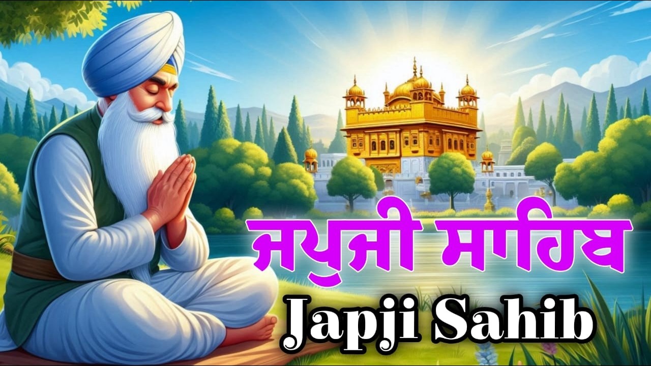 Japji Sahib With Lyrics \\ Nitnem Japji Sahib \\ ਜਪੁਜੀ ਸਾਹਿਬ ਦਾ ਪਾਠ \\ Japji Sahib