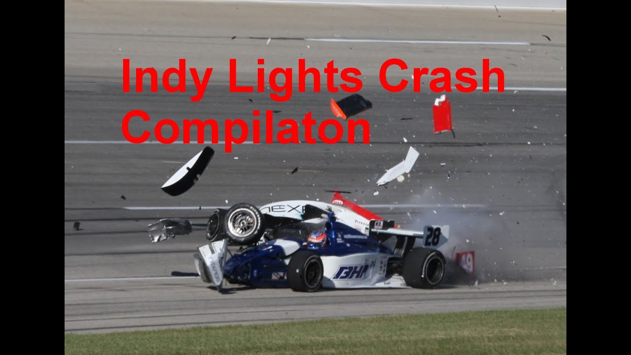 Indy Lights Crash Compilation (Real Sound, No Music)