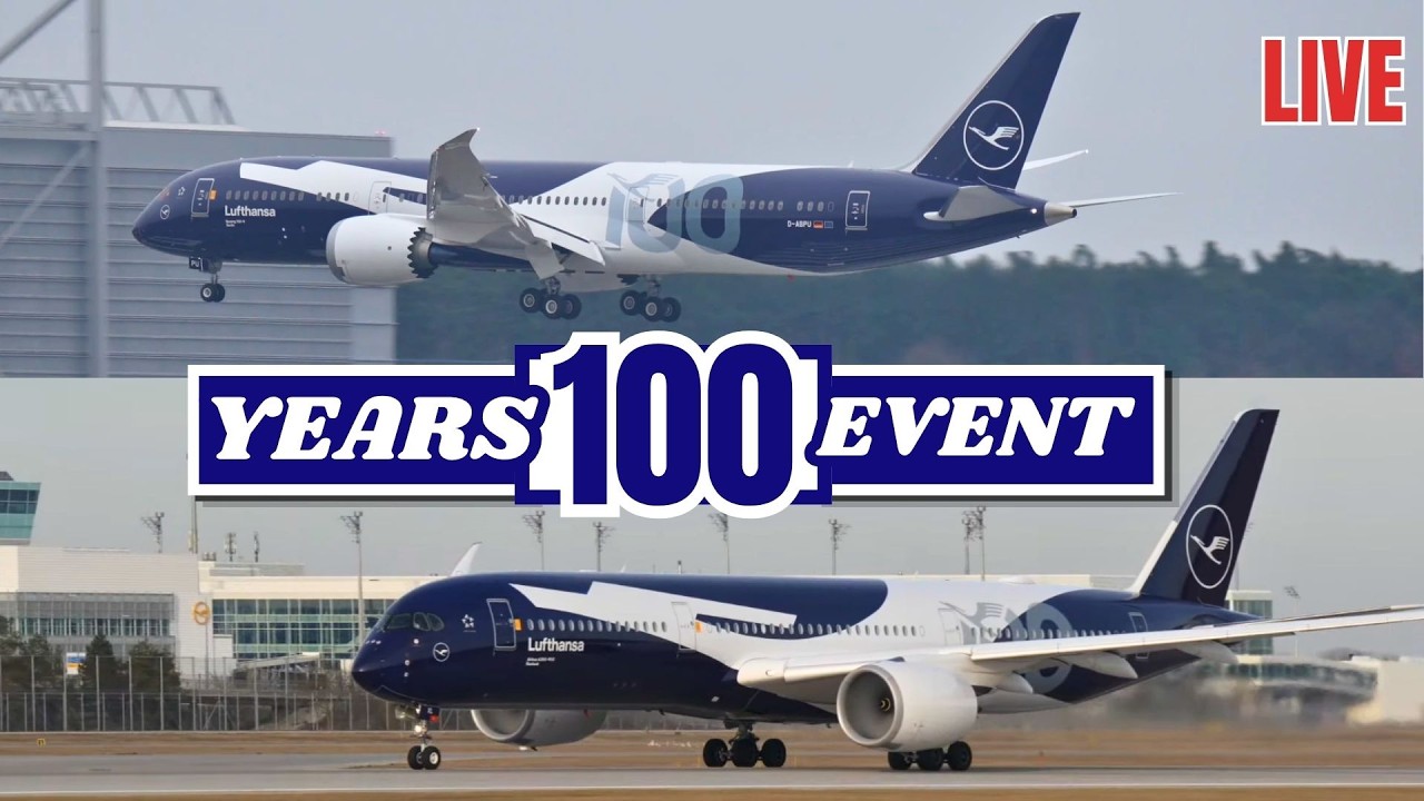 LIVE 100 YEARS EVENT Berlin Airport Plane Spotting BER, 06.04.2026