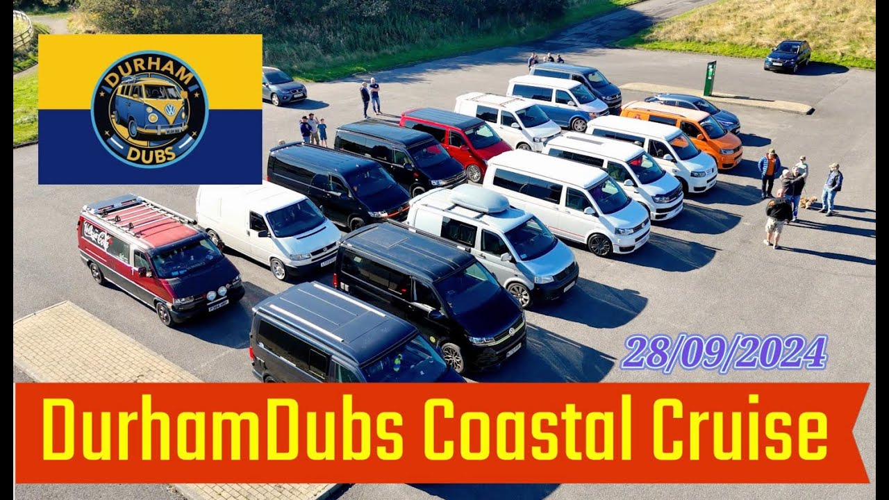 Durham Dubs - Costal Cruise - 28th September 2024 #durhamdubs #vwcampervan #vanlife