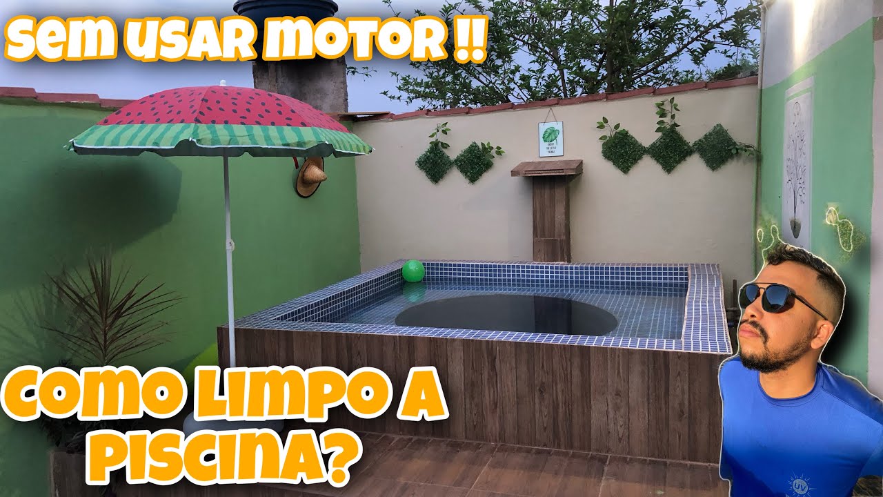 Como limpo a PISCININHA De Caixa D’água!!