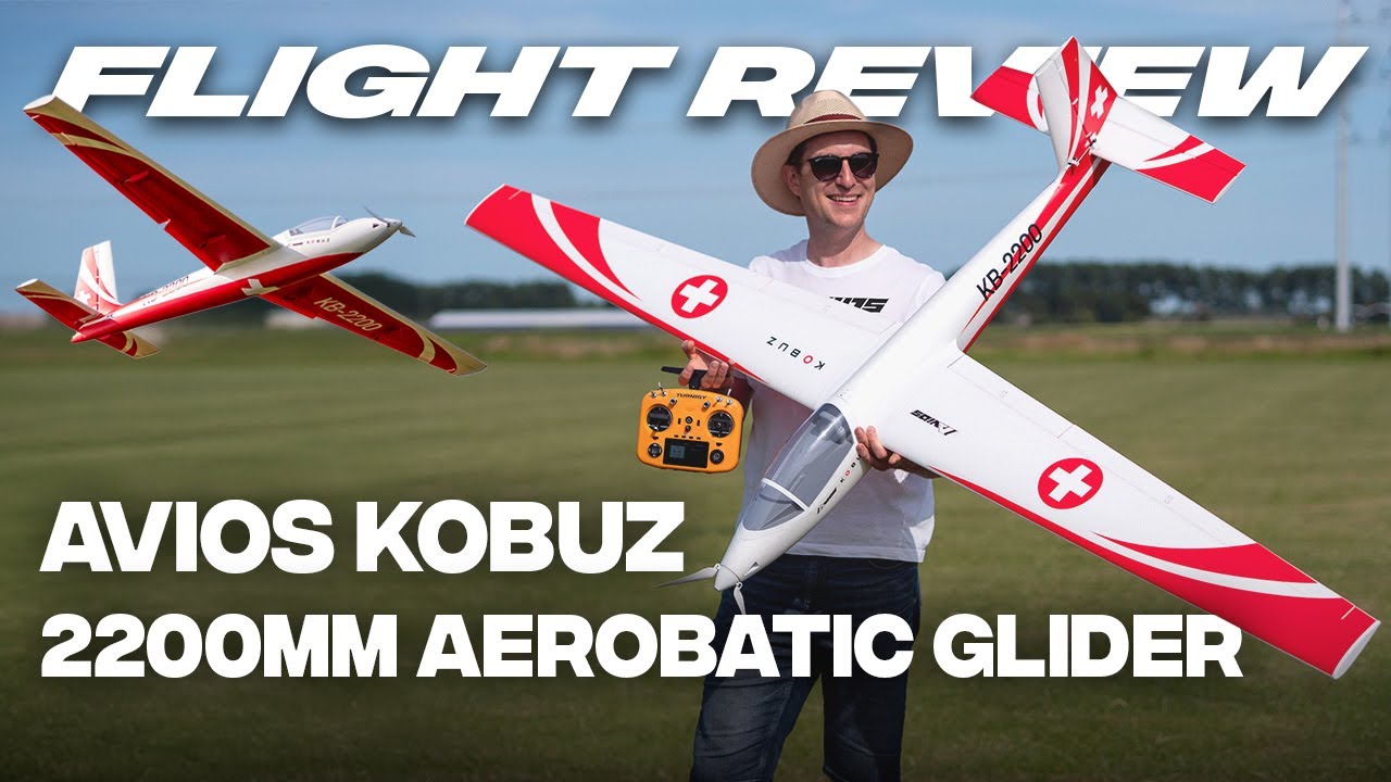 NEW! Avios Kobuz (PNF) Sports-Scale Aerobatic Glider w/Flaps EPO 2200mm #hobbyking #avios