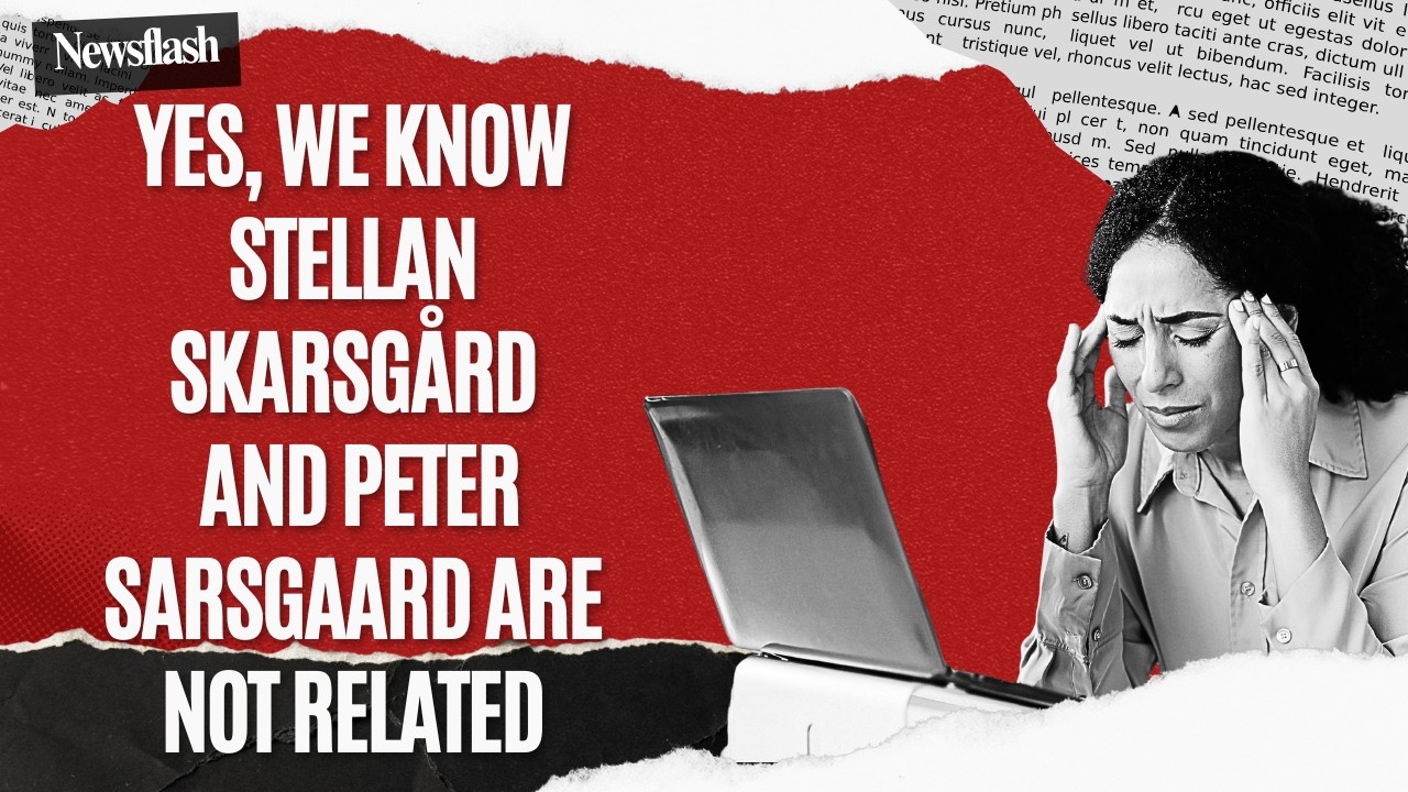 Yes, we know Stellan Skarsgård and Peter Sarsgaard aren't related, but thanks